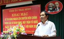 49 thí sinh tham dự kỳ thi nâng ngạch lên chuyên viên chính