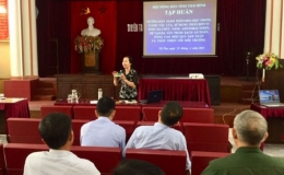 700 cán bộ cơ sở hội nông dân được truyền thông về phương pháp canh tác lúa thân thiện với môi trường