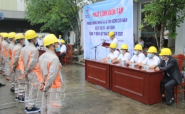 Công ty Điện lực Thái Bình: Diễn tập phòng chống thiên tai, tìm kiếm cứu nạn