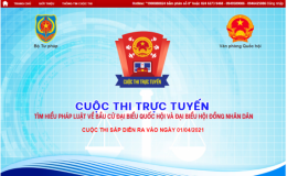 Cuộc thi trực tuyến "Tìm hiểu pháp luật về bầu cử đại biểu Quốc hội và đại biểu HĐND": Vượt mốc 100.000 lượt thi trực tuyến