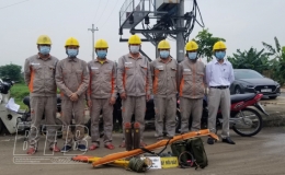 Điện lực Thái Thụy diễn tập phòng, chống thiên tai và tìm kiếm cứu nạn