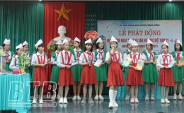Đông Hưng: Tổ chức lễ phát động hưởng ứng ngày Sách và Văn hóa đọc Việt Nam năm 2021