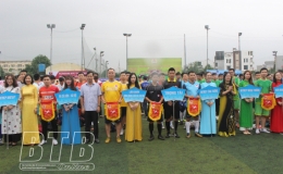 Khai mạc giải bóng đá Ngân hàng Thái Bình