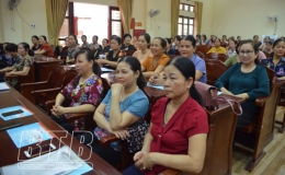 Truyền thông về công tác bình đẳng giới cho cán bộ phụ nữ cơ sở