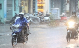 Từ chiều 28/4 đến ngày 29/4, vùng núi Bắc Bộ có mưa rất to và dông