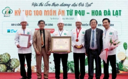 Xác lập kỷ lục 100 món ăn từ rau và hoa Đà Lạt