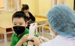 Chiều 22/4: 31 tỉnh, thành đã tiêm vaccine phòng COVID-19 cho trẻ từ 5 - dưới 12 tuổi