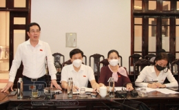 Đoàn đại biểu Quốc hội tỉnh: Khảo sát việc thực hiện chính sách, pháp luật về công tác quy hoạch tại UBND thành phố