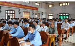 Hưng Hà: Bồi dưỡng nghiệp vụ cho cán bộ phụ trách khối dân vận 35 xã, thị trấn