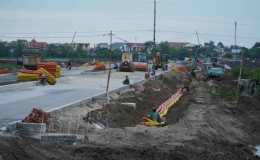 Tăng tốc đầu tư xây dựng hạ tầng kỹ thuật KCN Liên Hà Thái