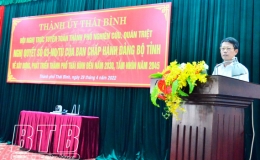 Thành phố: Học tập, quán triệt, tuyên truyền thực hiện Nghị quyết số 03 của Ban Chấp hành Đảng bộ tỉnh