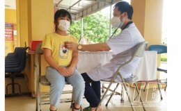 Trên 3.500 trẻ từ 5 đến dưới 12 tuổi ở Kiến Xương đã tiêm vắc-xin phòng Covid-19