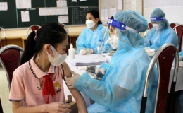 Tuần này các địa phương tiếp tục triển khai tiêm vaccine phòng COVID-19 cho trẻ từ 5 - dưới 12 tuổi