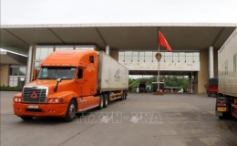 Xuất nhập khẩu qua cửa khẩu Lào Cai vẫn gặp khó khăn
