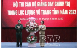 47 thí sinh tham dự hội thi cán bộ giảng dạy chính trị năm 2023