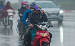 Bắc Bộ mưa nhỏ, nồm ẩm