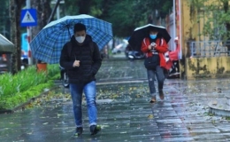 Bắc Bộ trời lạnh, có mưa phùn và sương mù rải rác