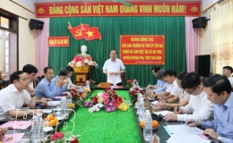 Chia sẻ kinh nghiệm trong công tác xây dựng Đảng và hệ thống chính trị đối với đoàn công tác của tỉnh Yên Bái