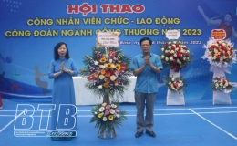 Công đoàn ngành công thương: Tổ chức hội thao trong công nhân viên chức lao động
