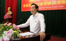 Cử tri huyện Hưng Hà, Quỳnh Phụ tin tưởng vào thành công của kỳ họp thứ năm, Quốc hội khóa XV