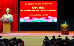 Học viện Chính trị quốc gia Hồ Chí Minh tổ chức hội thi giảng viên giỏi