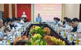 Hưng Hà: Bàn giải pháp thực hiện nhiệm vụ chính trị quý II năm 2023