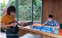 Khu di tích lịch sử Đền Hùng công bố mã QR tiếp nhận công đức