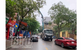 Nguy cơ mất an toàn giao thông từ xe bồn bê tông