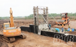 Thái Thụy: Bảo đảm hệ thống đê, kè trong mùa mưa bão
