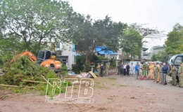 Thành phố: Cưỡng chế và bảo vệ thi công hạ tầng khu dân cư tiếp giáp với khu tái định cư Đồng Lôi