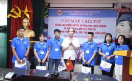 Gặp mặt, chia tay người lao động đi làm việc thời vụ tại Hàn Quốc