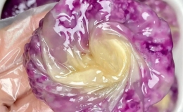 Cách làm bánh pha lê khoai lang tím