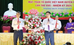 Đại hội đại biểu MTTQ huyện Đông Hưng lần thứ XVII, nhiệm kỳ 2024 - 2029