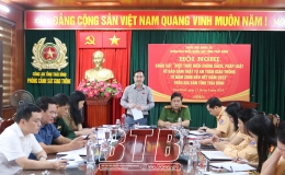 Đoàn đại biểu Quốc hội tỉnh khảo sát việc thực hiện chính sách, pháp luật về bảo đảm trật tự an toàn giao thông