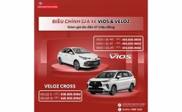 Giảm giá niêm yết xe Toyota Vios và Veloz Cross năm 2024