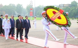 Lãnh đạo Đảng, Nhà nước vào Lăng viếng Chủ tịch Hồ Chí Minh