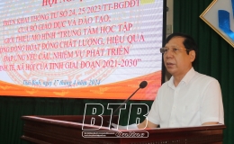 Triển khai các thông tư, tập huấn về đổi mới mô hình trung tâm học tập cộng đồng