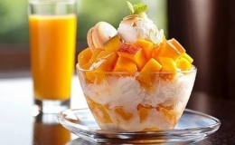 Trời đã vào hè, làm ngay món bingsu xoài mát lạnh, thơm ngon, giải nhiệt cho ngày nắng nóng
