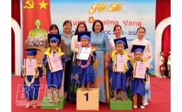 Trường Mầm non Vũ Chính tổ chức hội thi Rung chuông vàng