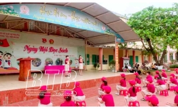 Trường Tiểu học thị trấn An Bài tổ chức ngày hội đọc sách và làm theo sách