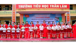 Trường Tiểu học Trần Lãm: Hưởng ứng ngày Sách và Văn hóa đọc Việt Nam 21/4
