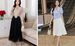 Phối đồ áo sơ mi nữ thanh lịch cùng Lamer Fashion