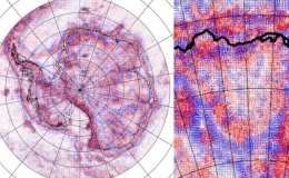 Thiên thạch tạo ra vùng dị thường trọng lực khổng lồ ở Nam Cực
