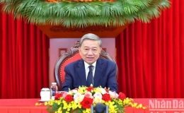 Tổng Bí thư Tô Lâm điện đàm với Chủ tịch Đảng Đại hội Dân tộc Phi, Tổng thống Nam Phi