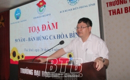 Trường Đại học Thái Bình: Tổ chức tọa đàm “50 năm - Bản hùng ca hòa bình”