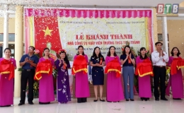 Khánh thành nhà công vụ Trường THCS Thái Thành