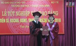 Trường Đại học Y Dược Thái Bình trao bằng tốt nghiệp sau đại học cho 125 học viên