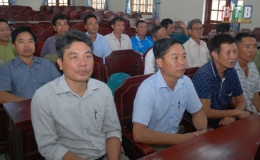 35 người lao động nông thôn xã Vũ Công được tập huấn bảo dưỡng, vận hành sửa chữa máy cơ khí nông nghiệp