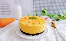 Cuối tuần rảnh rỗi làm bánh mousse xoài mát lịm thơm nức mời cả nhà