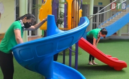 Cấp học mầm non thành phố: Bảo đảm an toàn khi trẻ trở lại trường